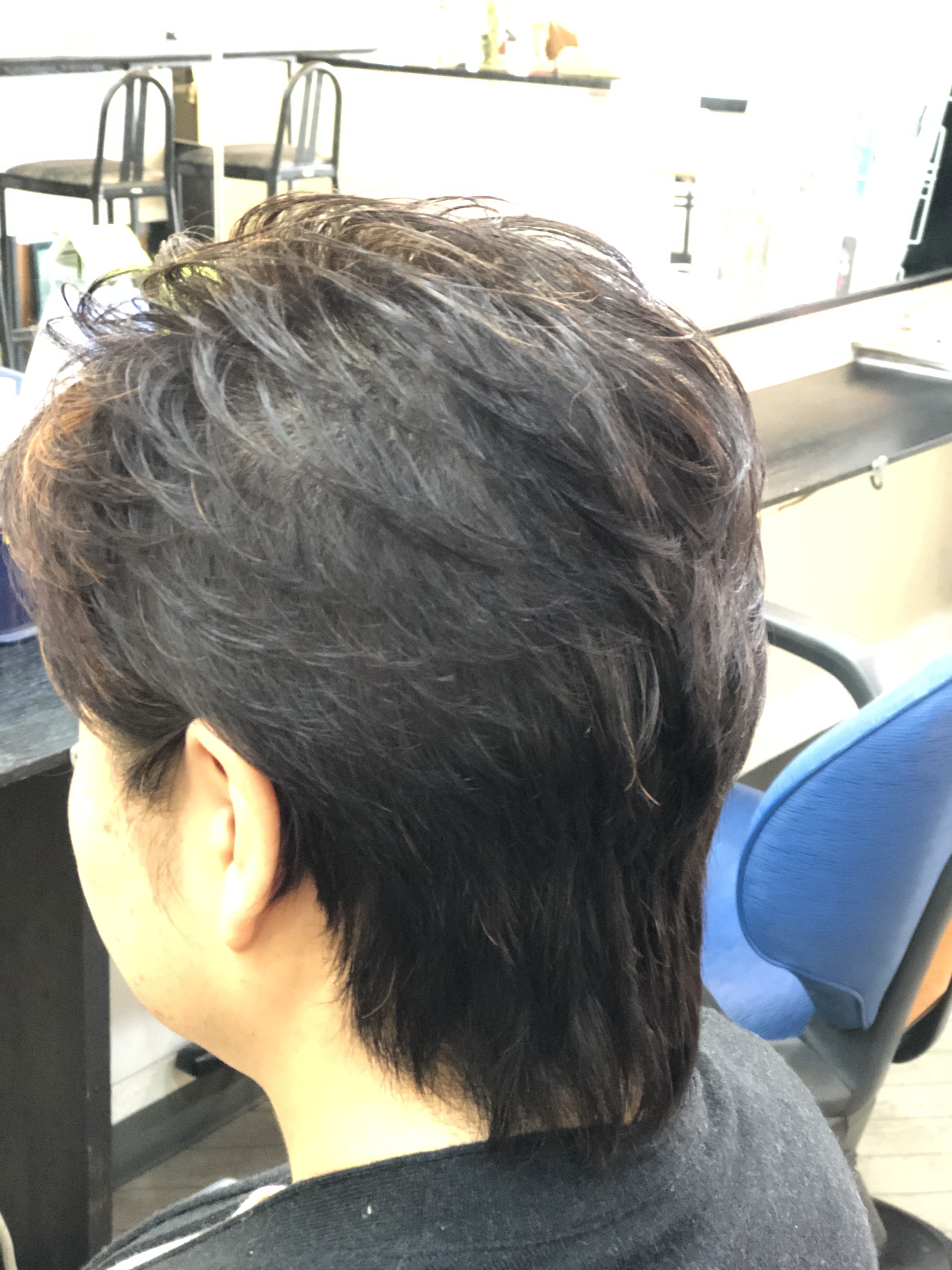 キュビズムカットで楽ちんヘアーに