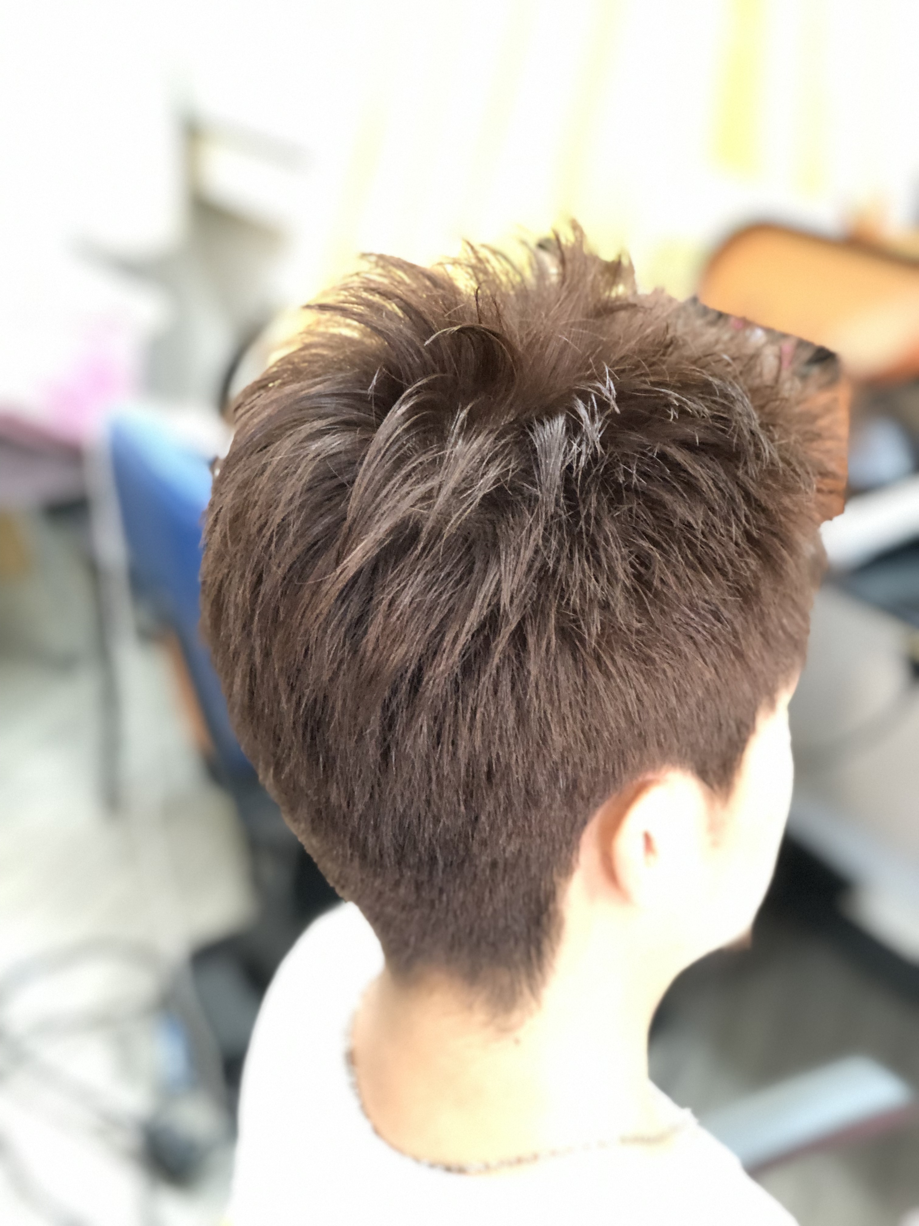 男性もキュビズムカットで楽ちんヘアー