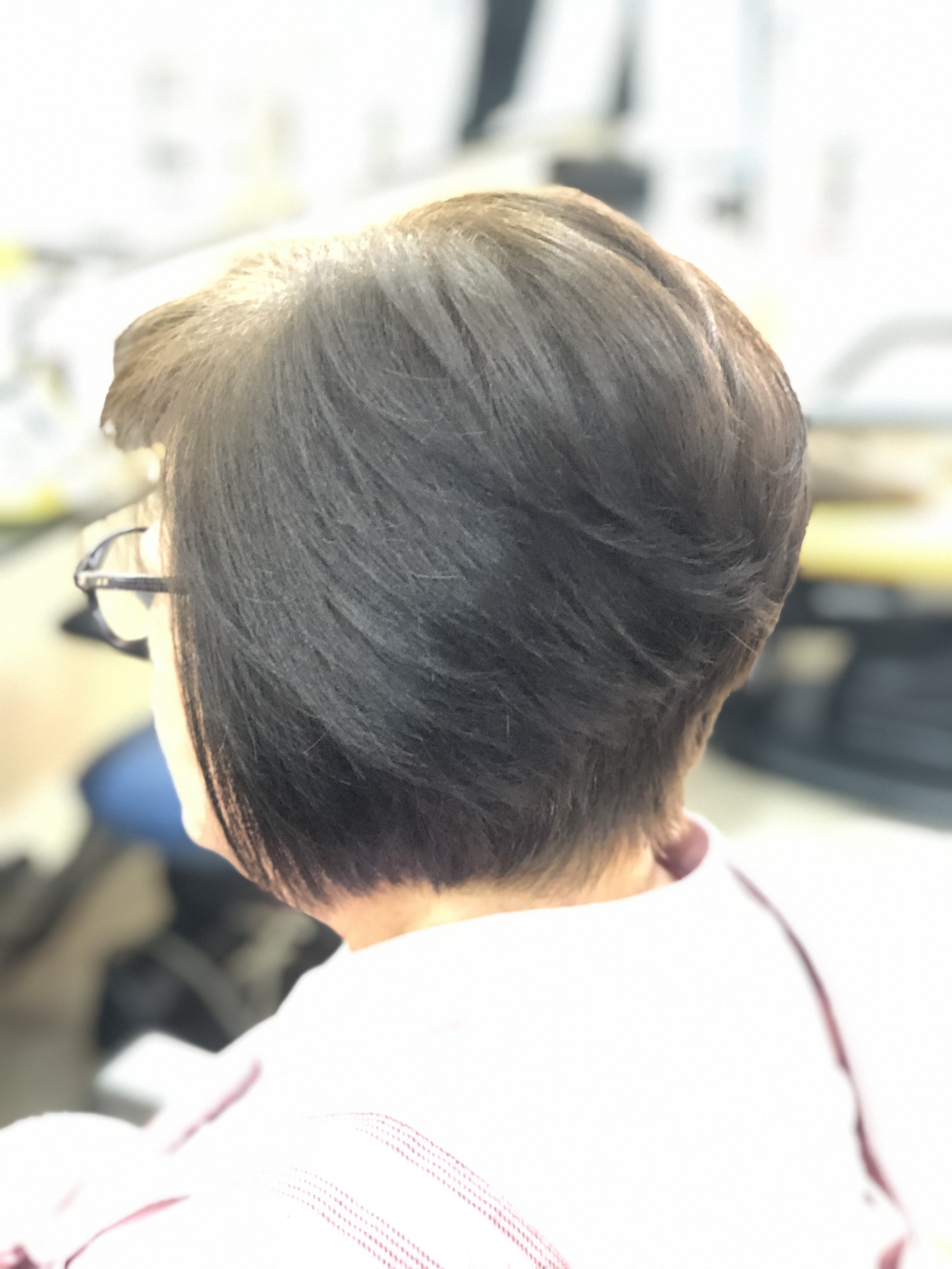 襟足スッキリ楽ちんヘアースタイル