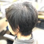 簡単ヘアースタイルに（キュビズムカット）