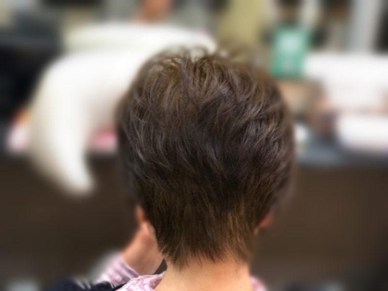 ブロー出来ないお客様にブローしなても大丈夫なヘアスタイル😊