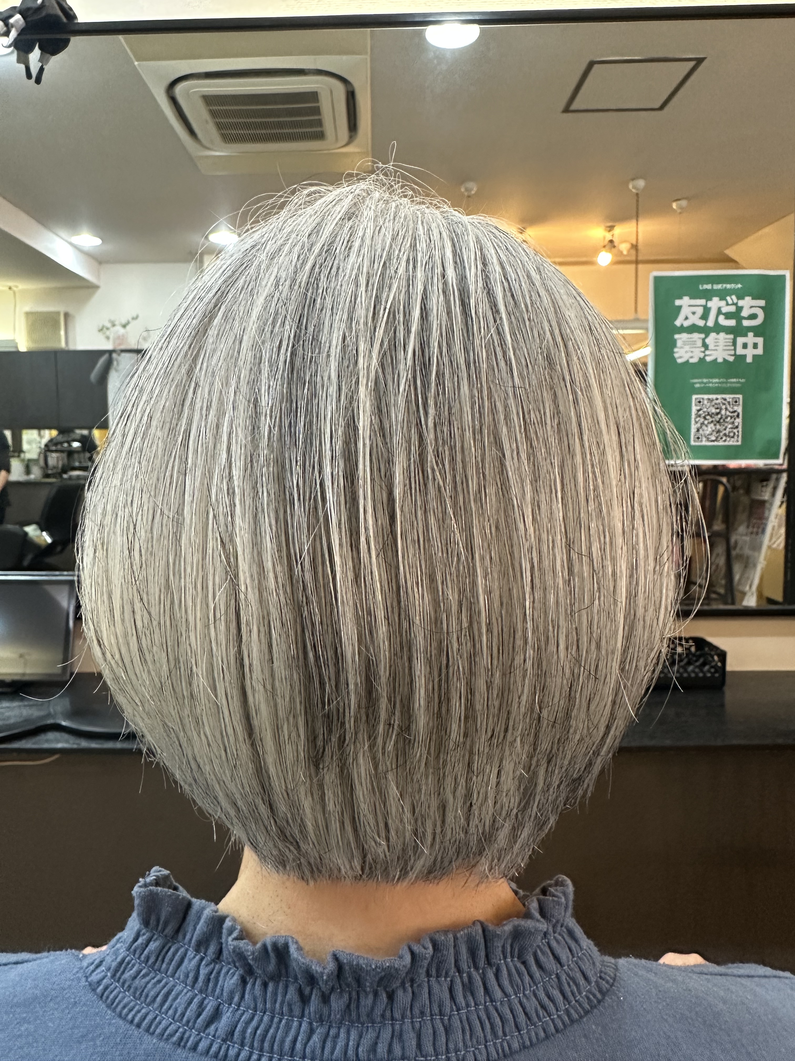 骨格修正くせ毛カットでブローレススタイル😊