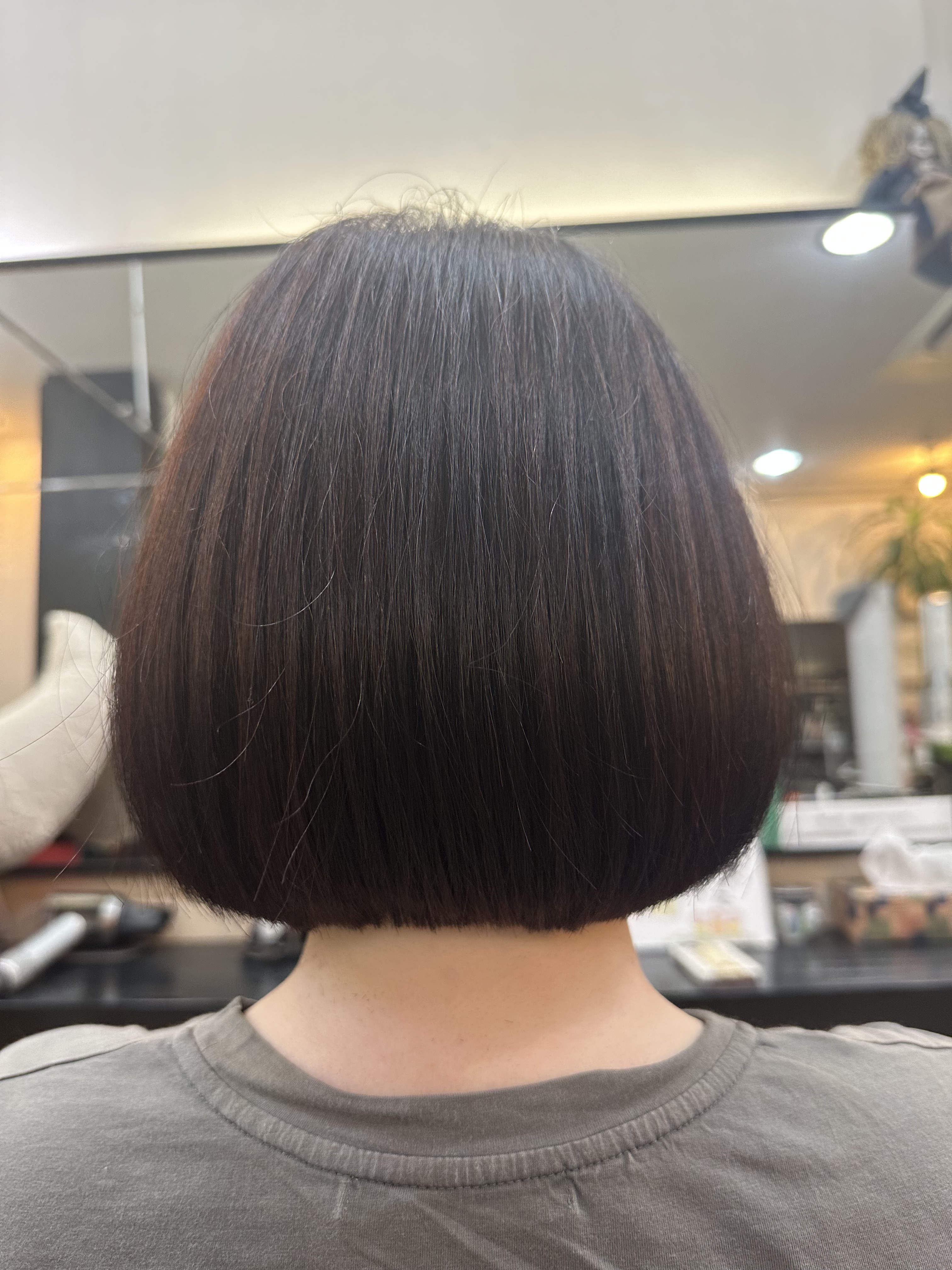 骨格修正くせ毛カット&美らヘナ+美ら藍😊
