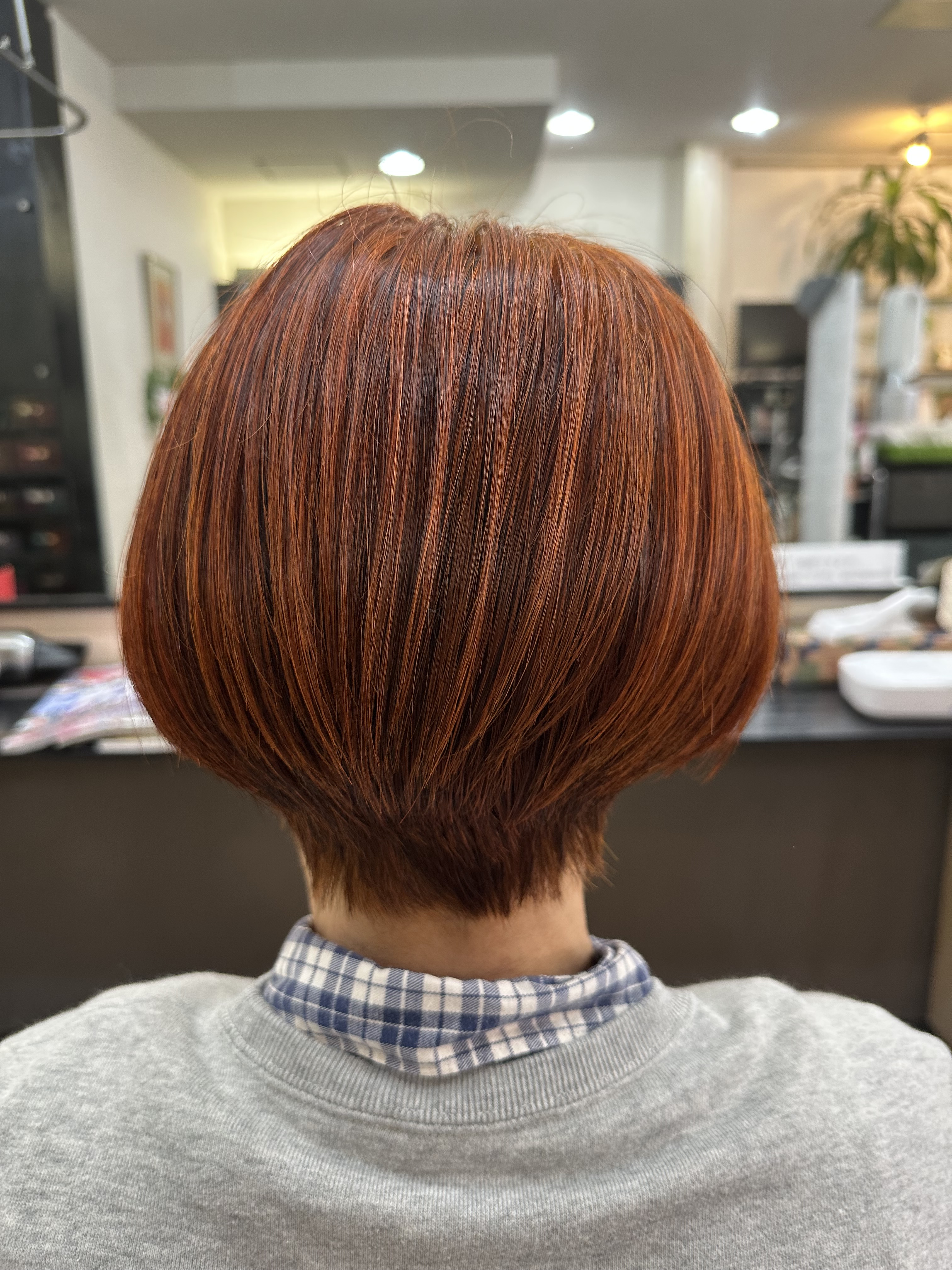 骨格修正くせ毛カット＆HQヘナ😊