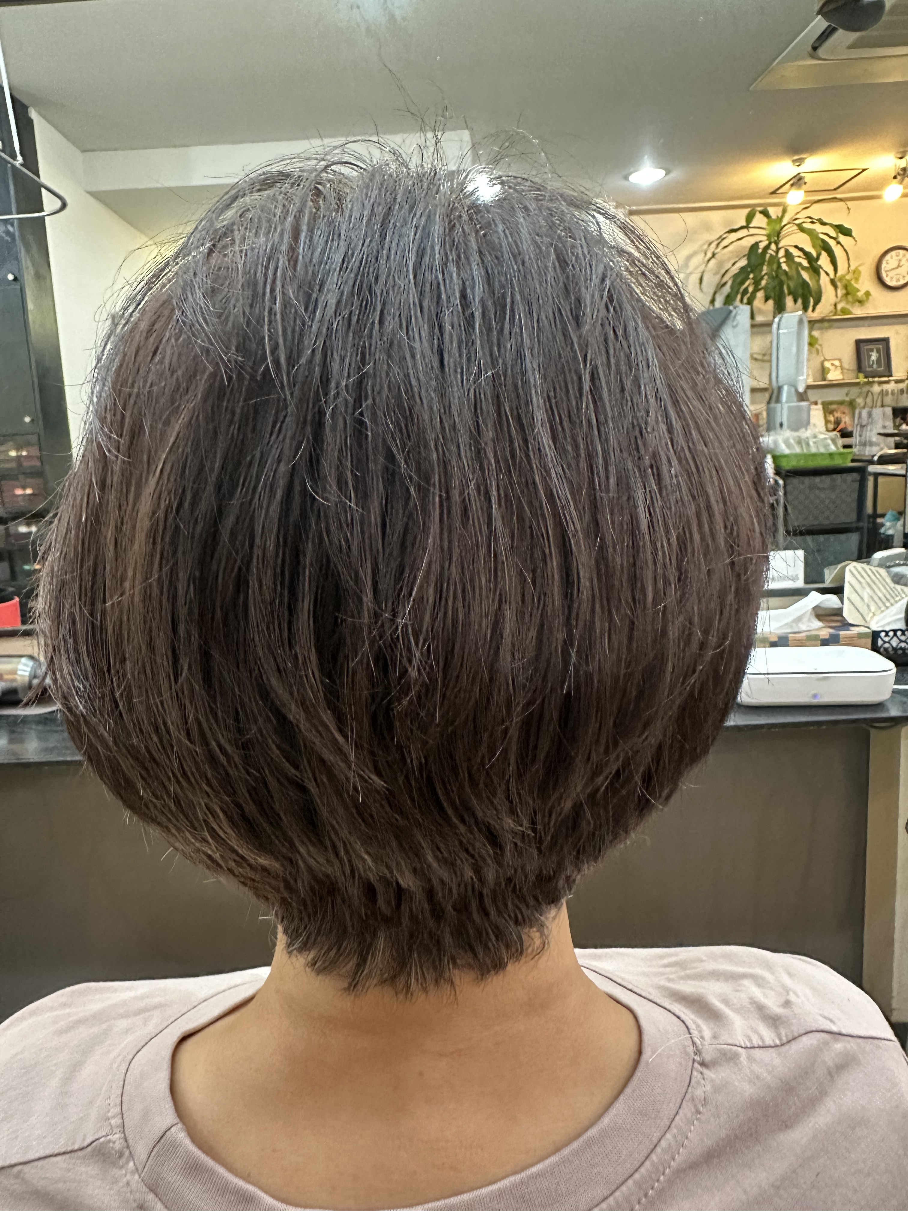 骨格修正くせ毛カットでブローレススタイル😊
