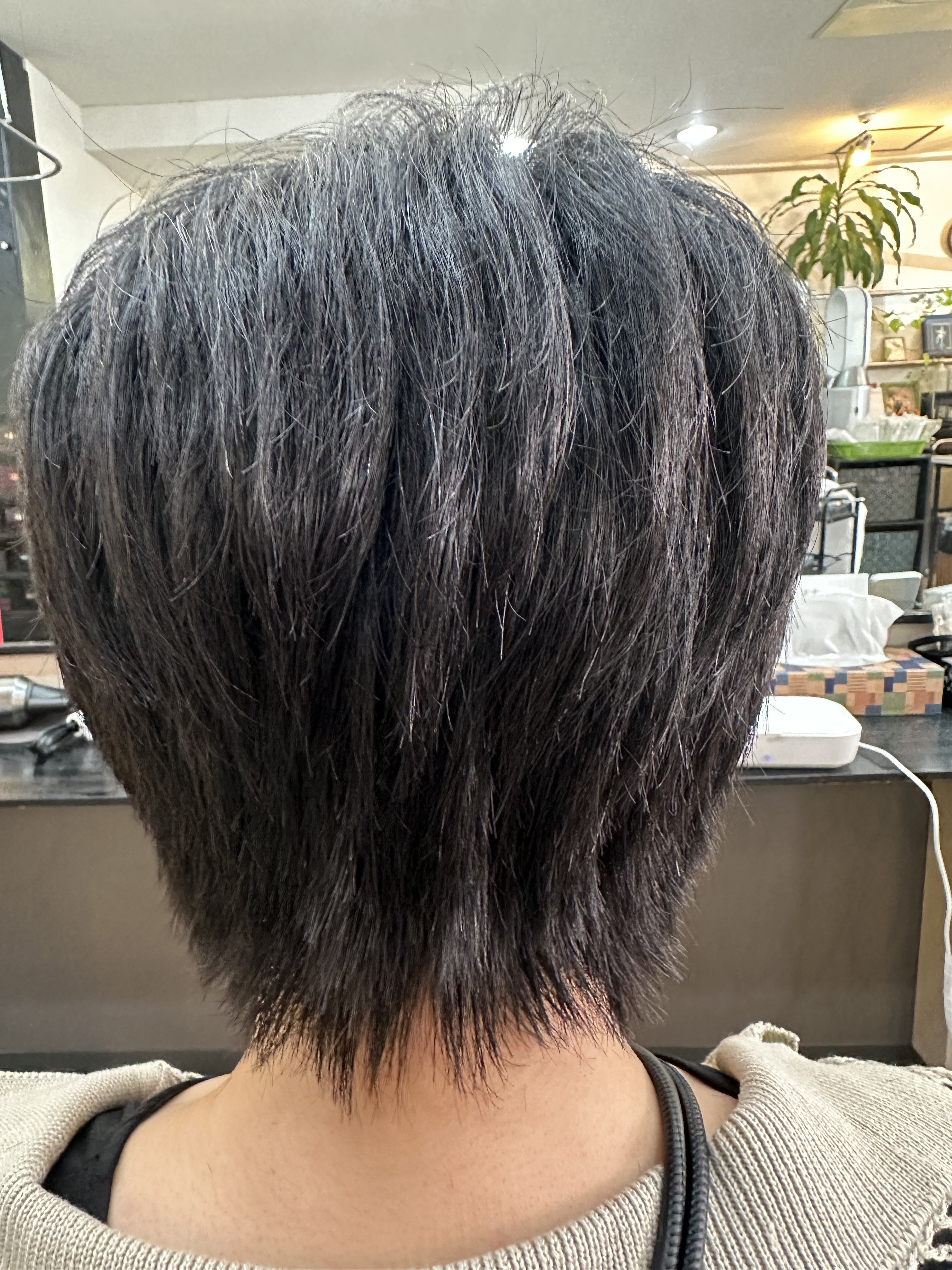 骨格修正くせ毛カットでブローレススタイル😊