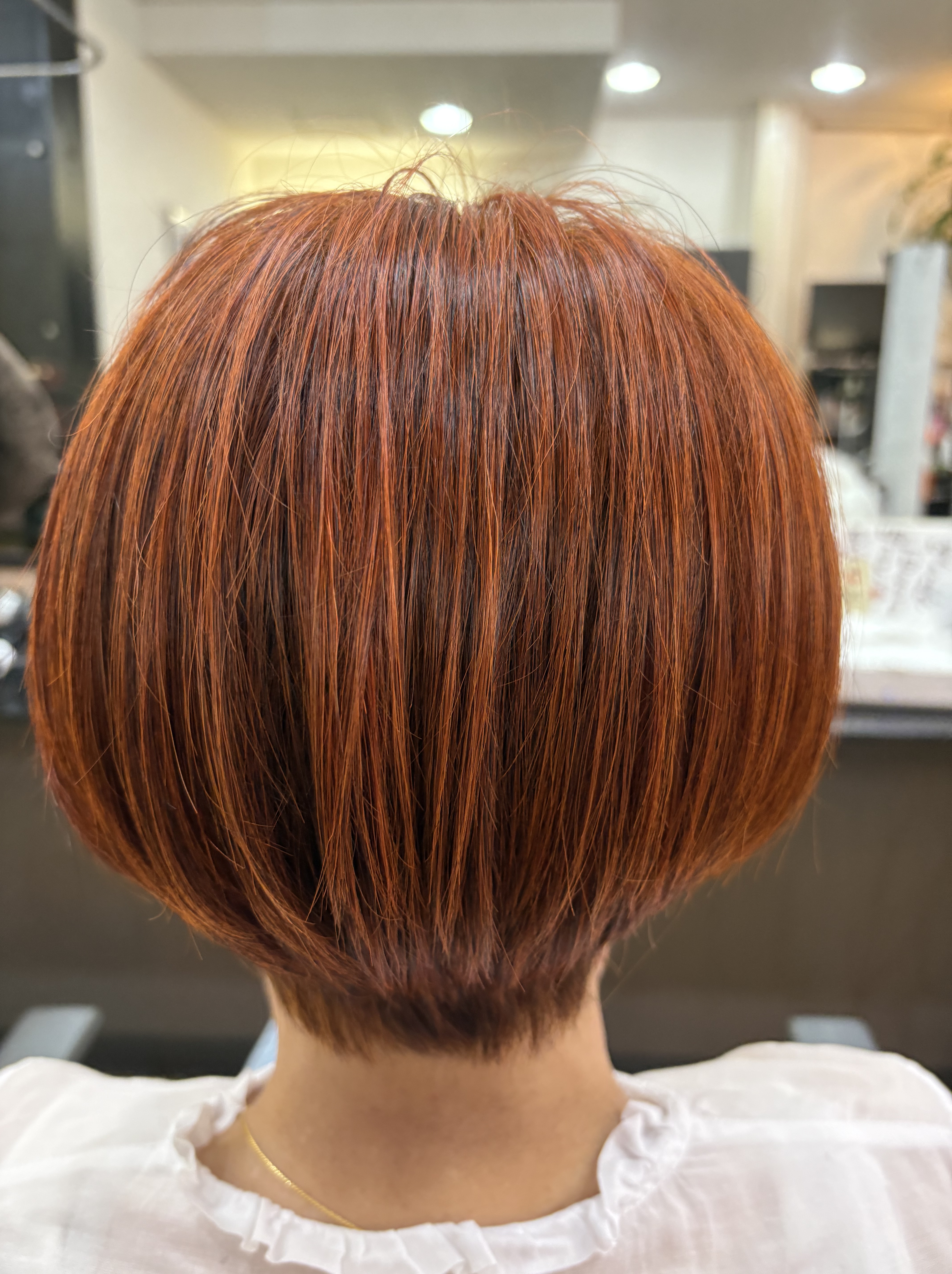骨格修正くせ毛カット&HQヘナ😊