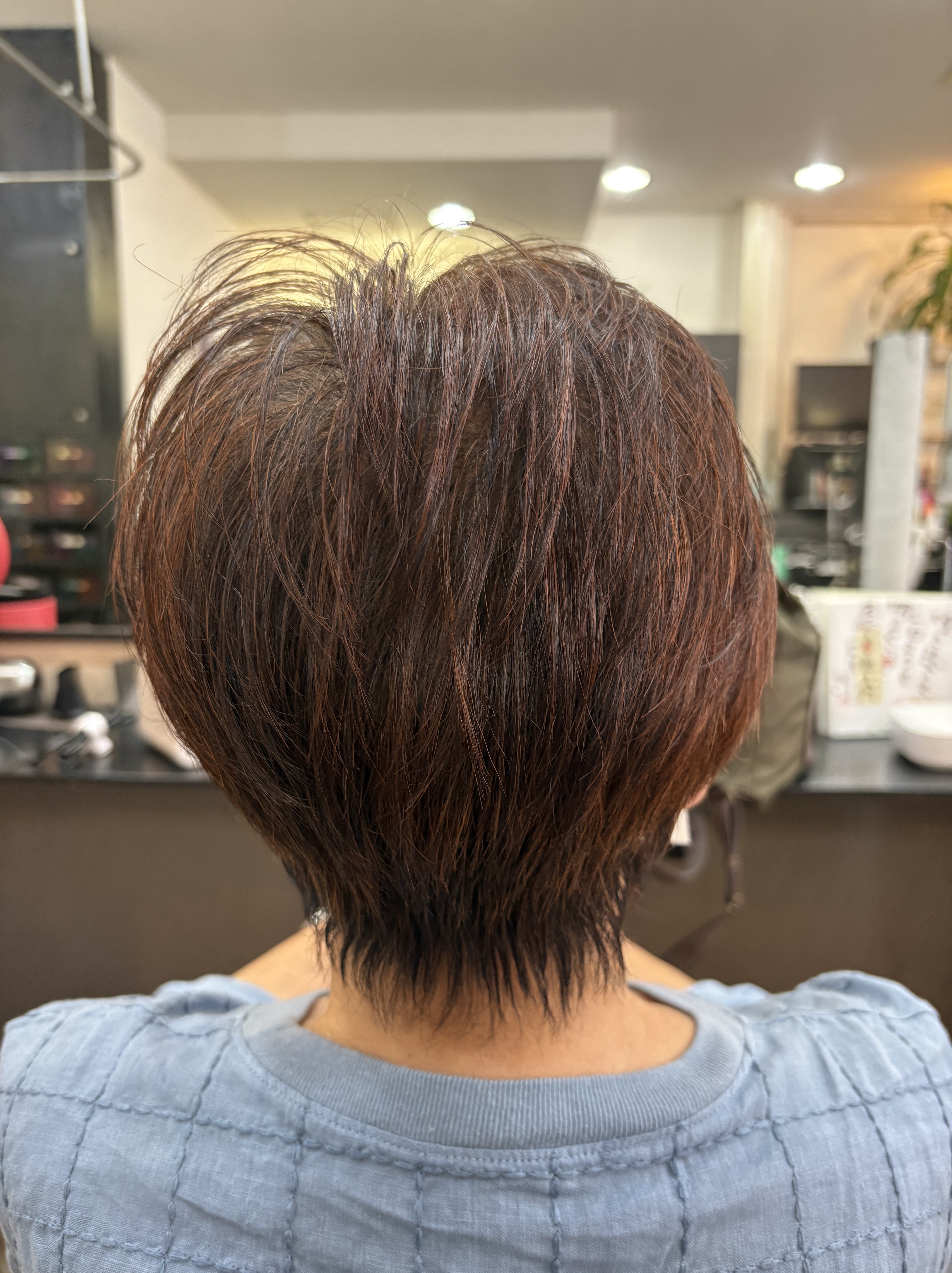 骨格修正くせ毛カットでブローレススタイル😊