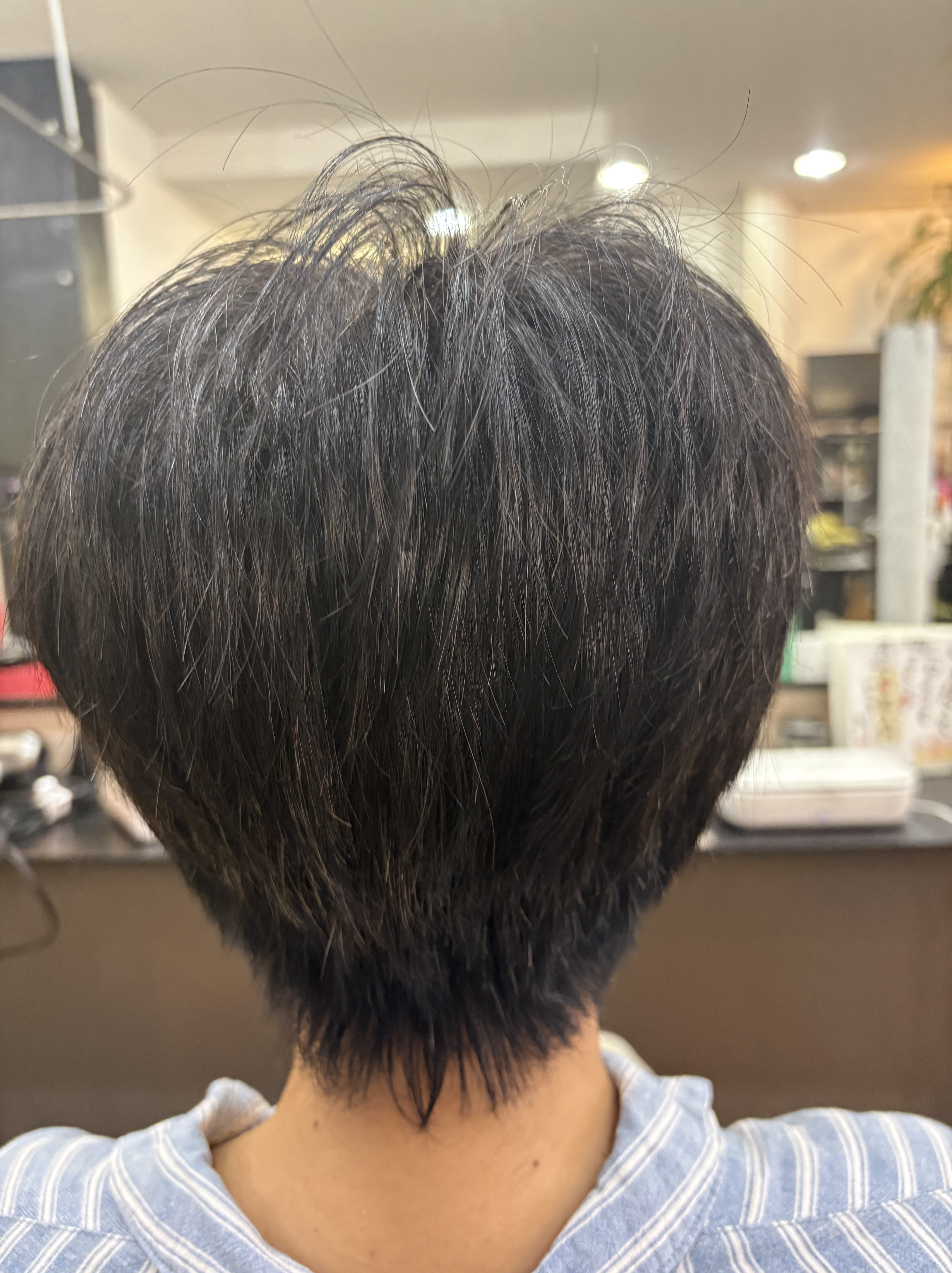 骨格修正くせ毛カットでブローレススタイル😊