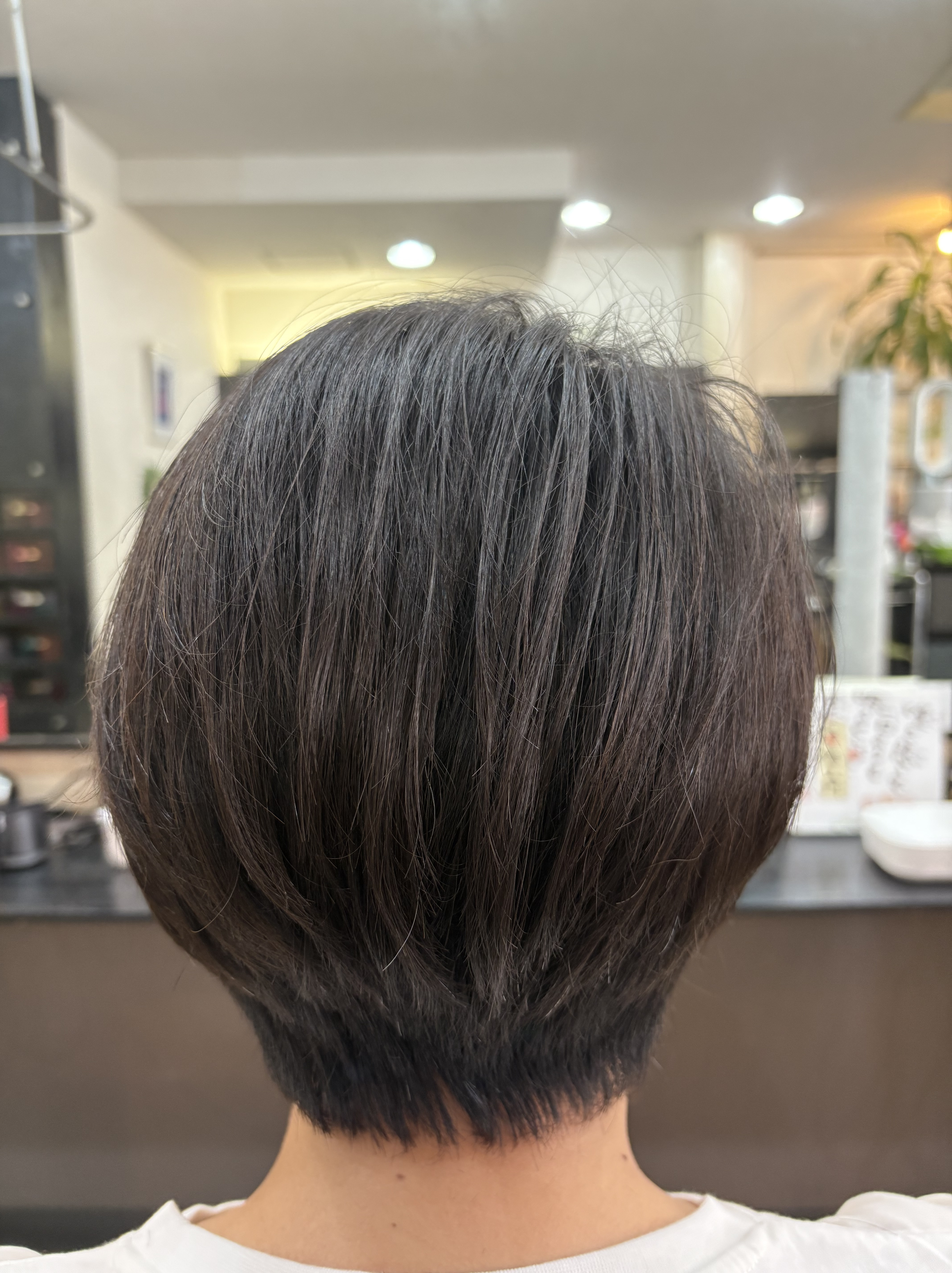 骨格修正くせ毛カットでブローレススタイル😊