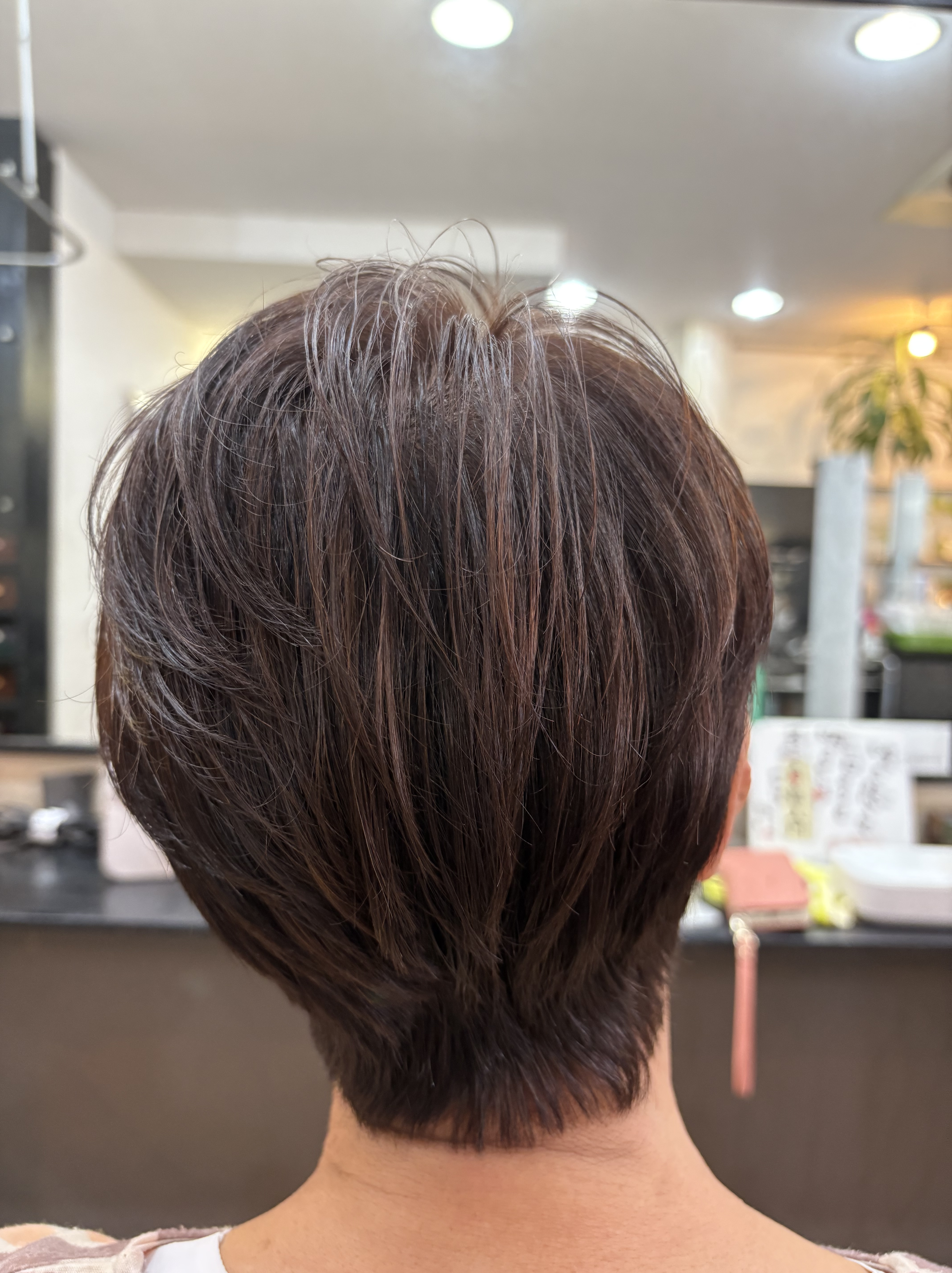 骨格修正くせ毛カットでブローレススタイル😊
