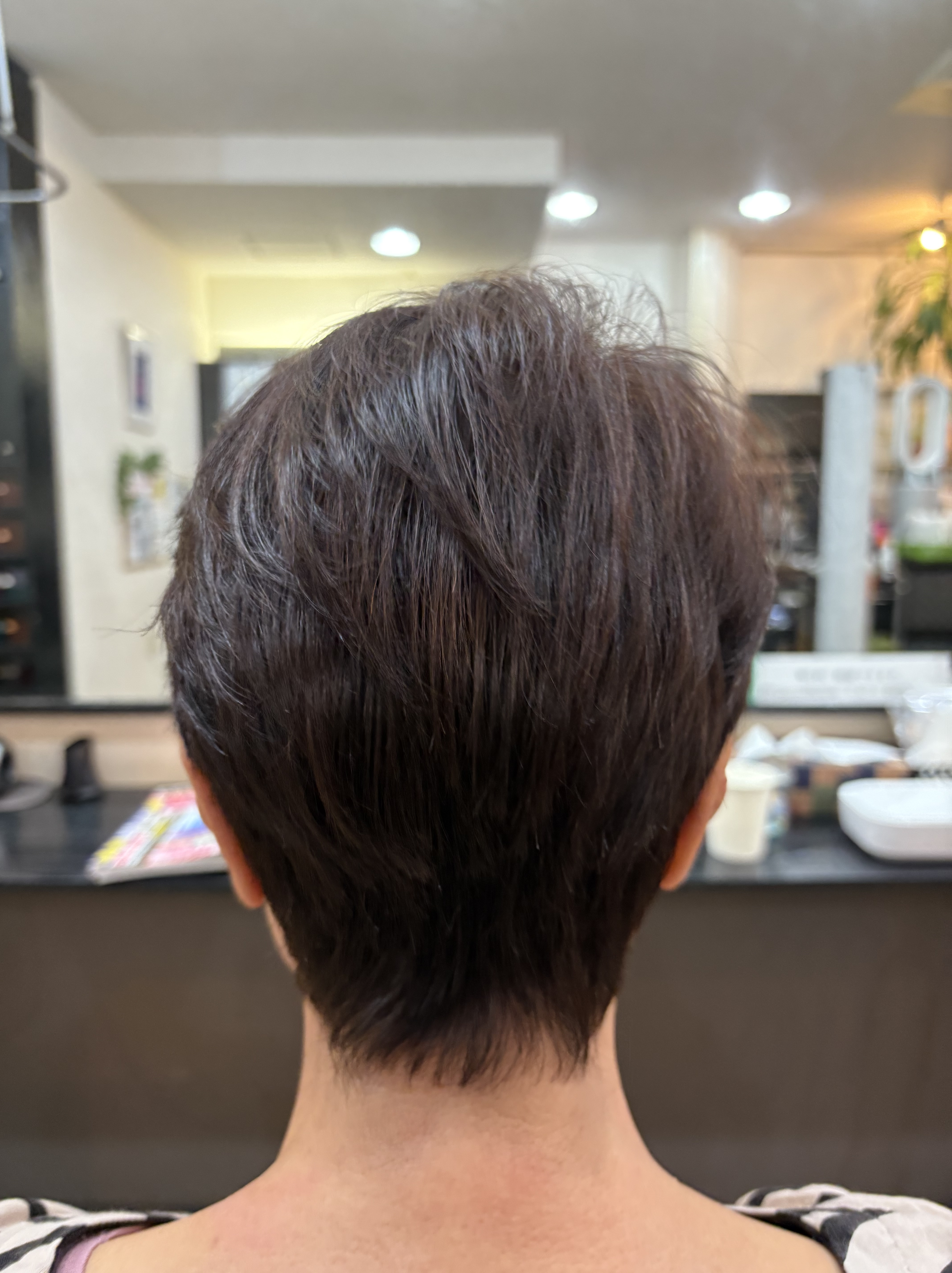 骨格修正くせ毛カットでブローレススタイル😊