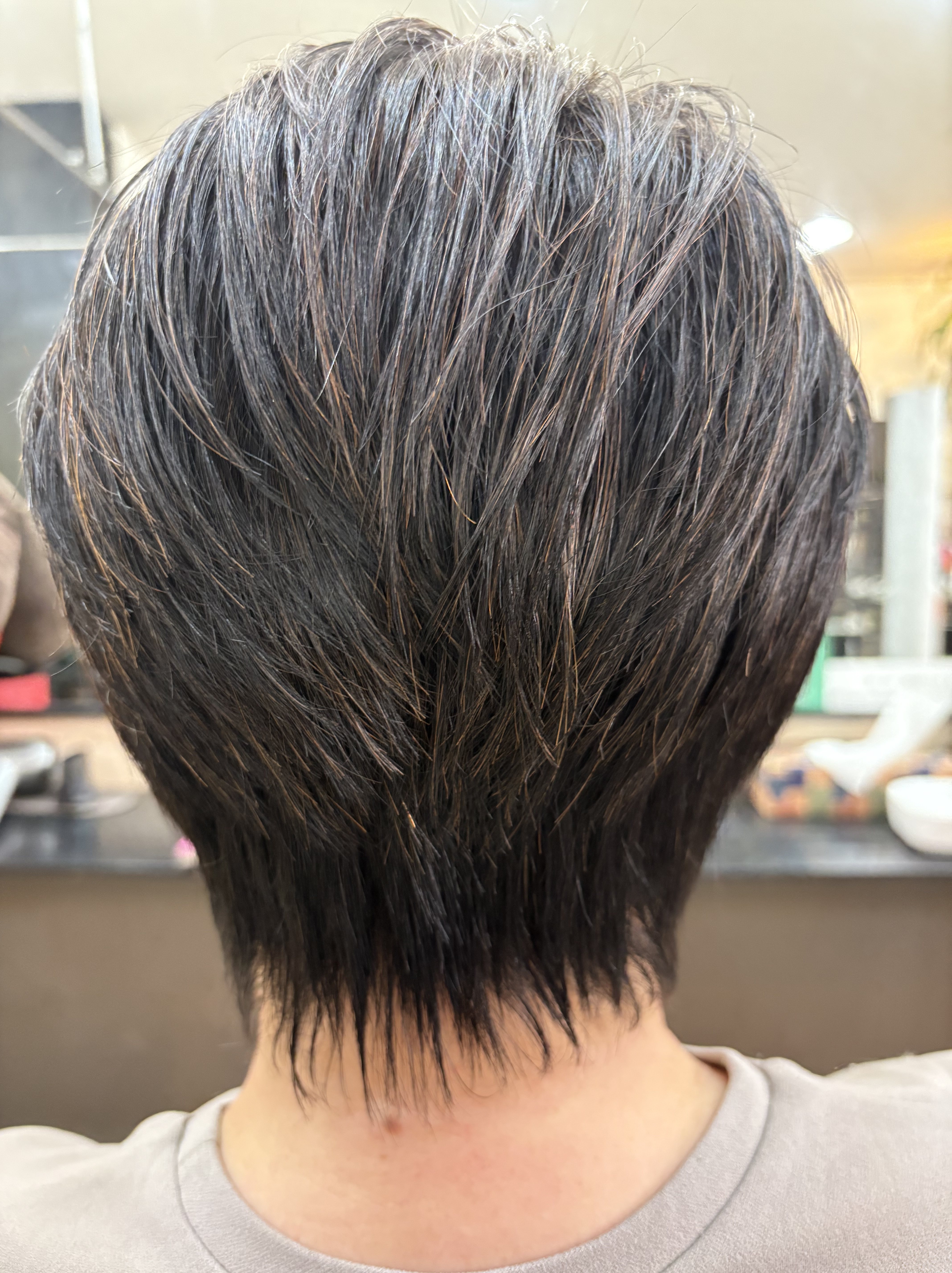 骨格修正くせ毛カット＆アロマカラー😊