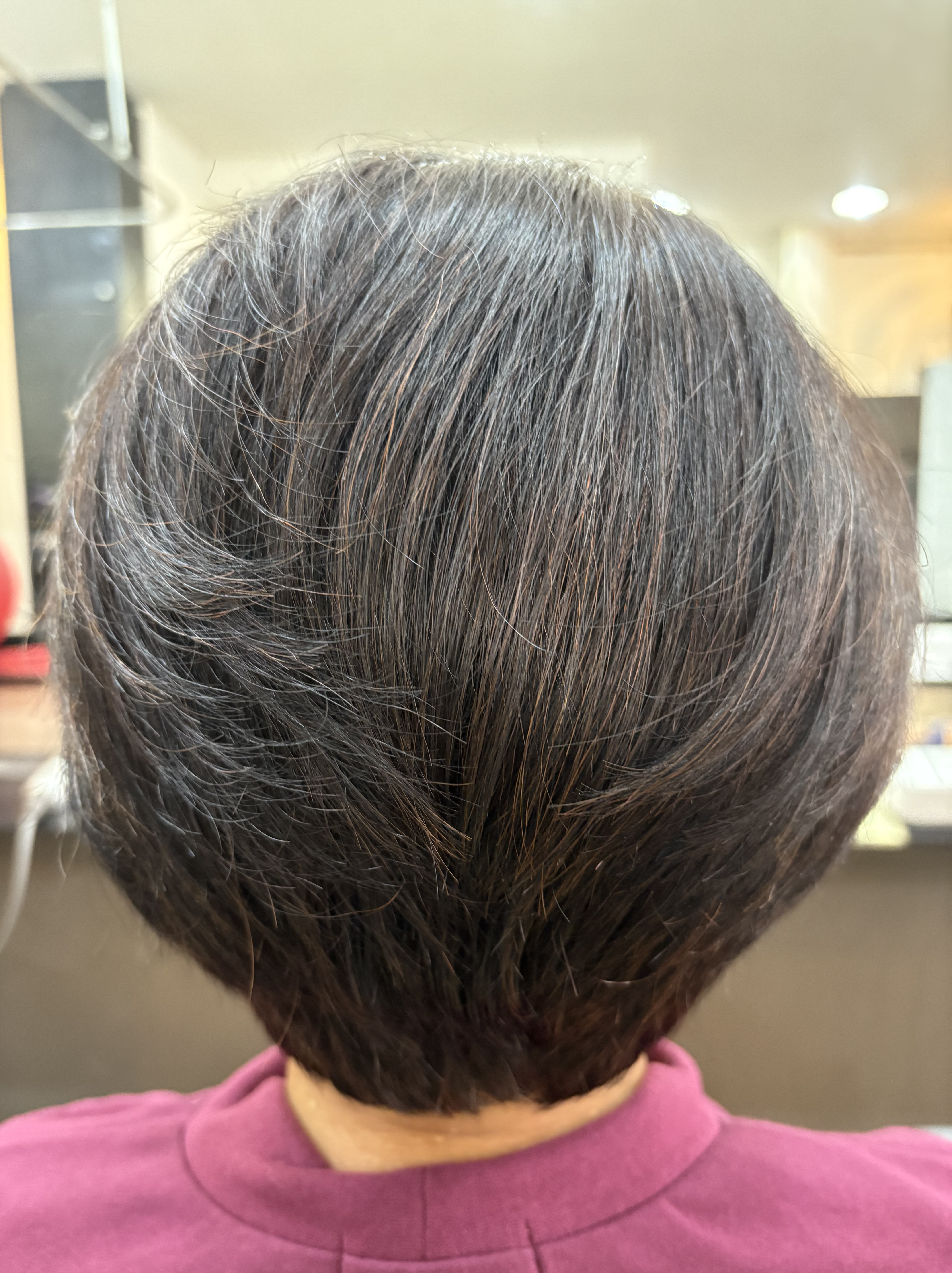 骨格修正くせ毛カット＆アロマカラー😊