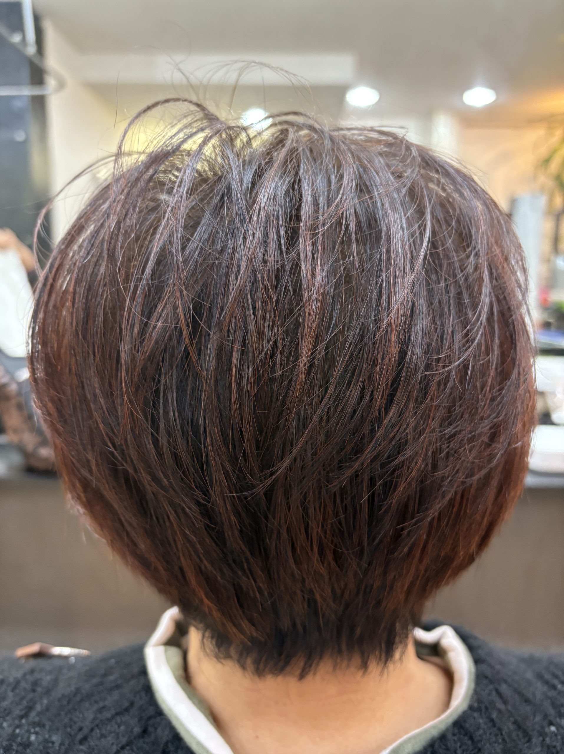 骨格修正くせ毛カット＆美らヘナ＋美ら藍😊