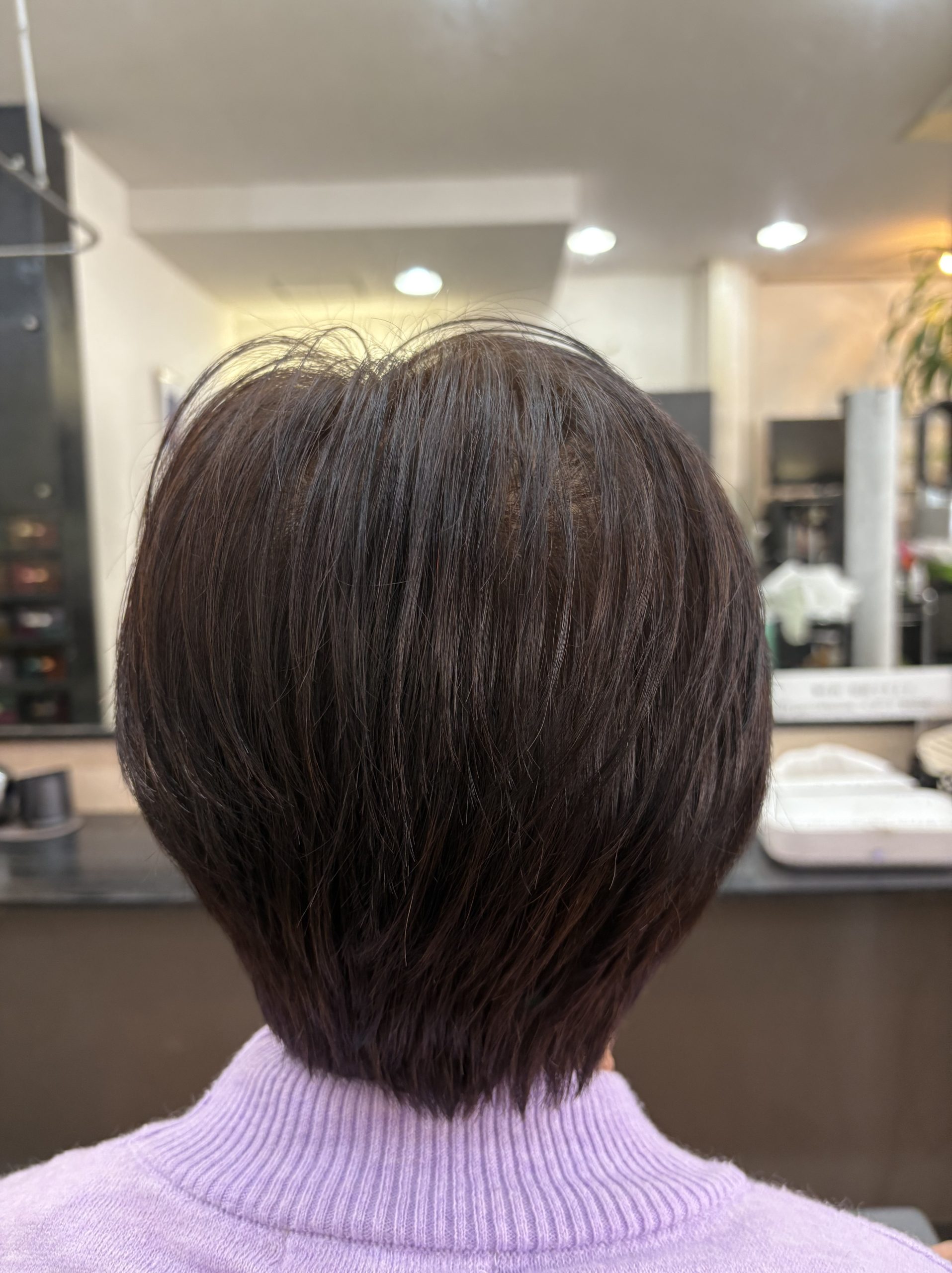 骨格修正くせ毛カット＆アロマカラー😊