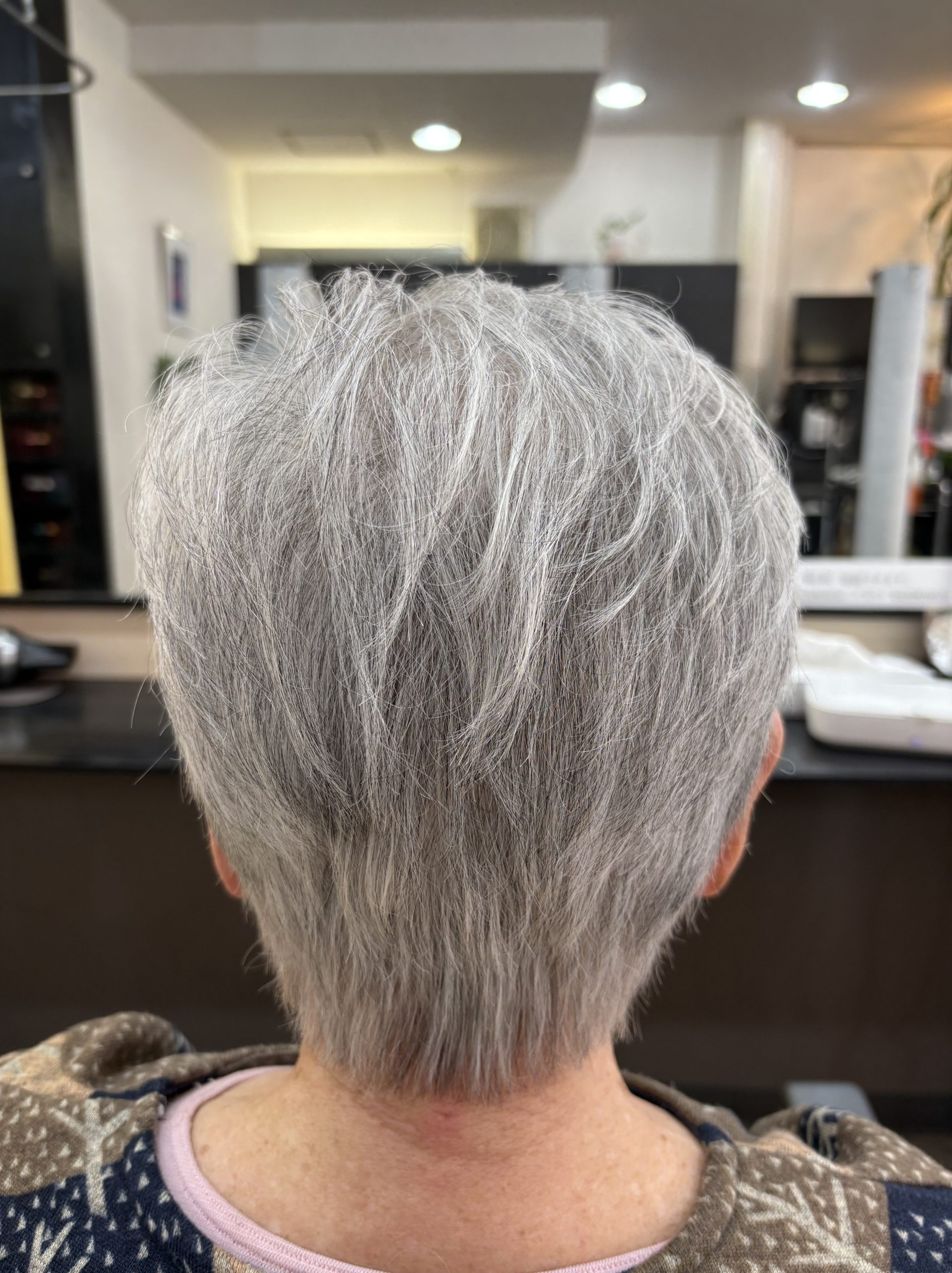 骨格修正くせ毛カットでブローレススタイル☺