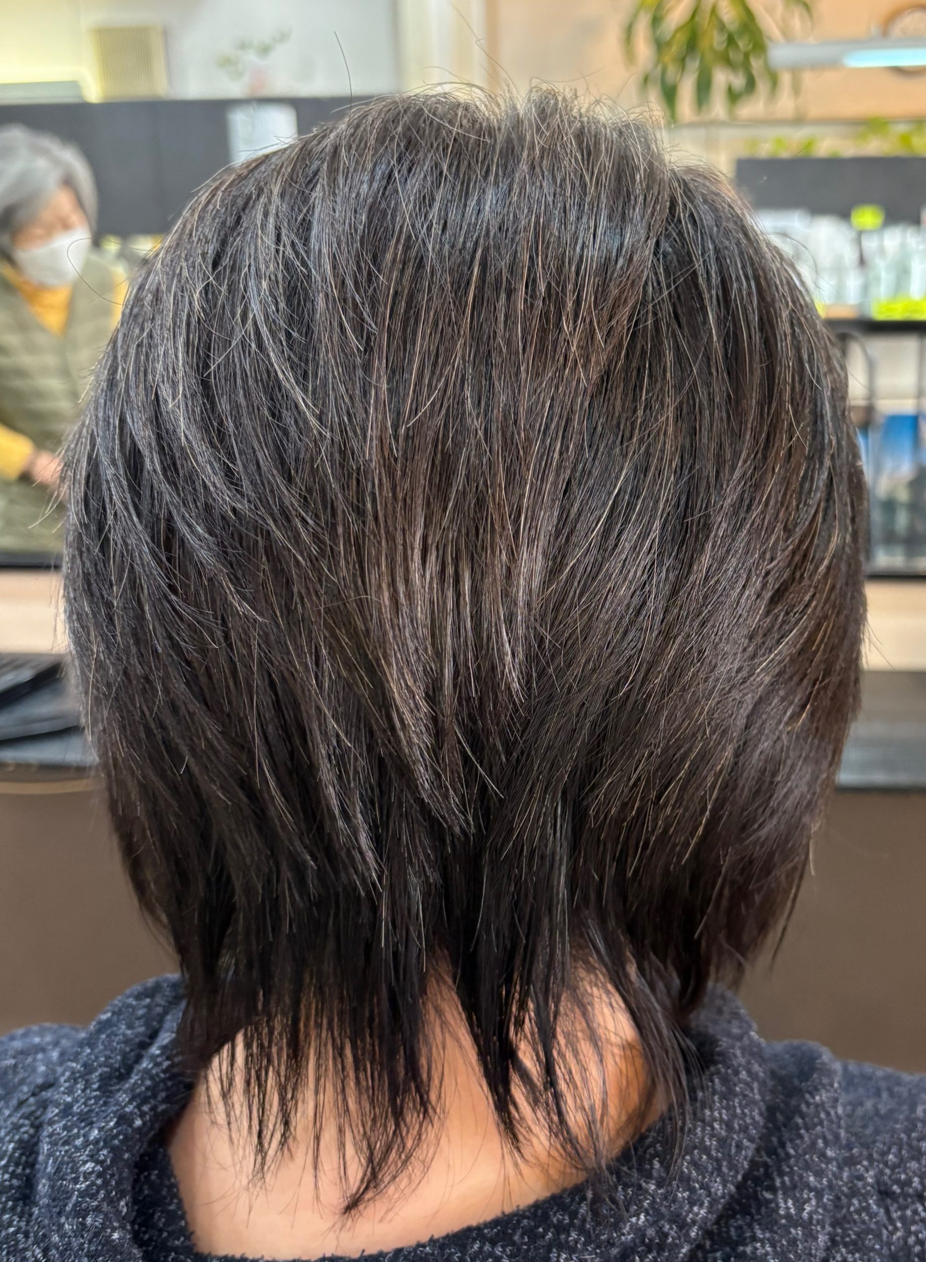 骨格修正くせ毛カットでブローレススタイル😊