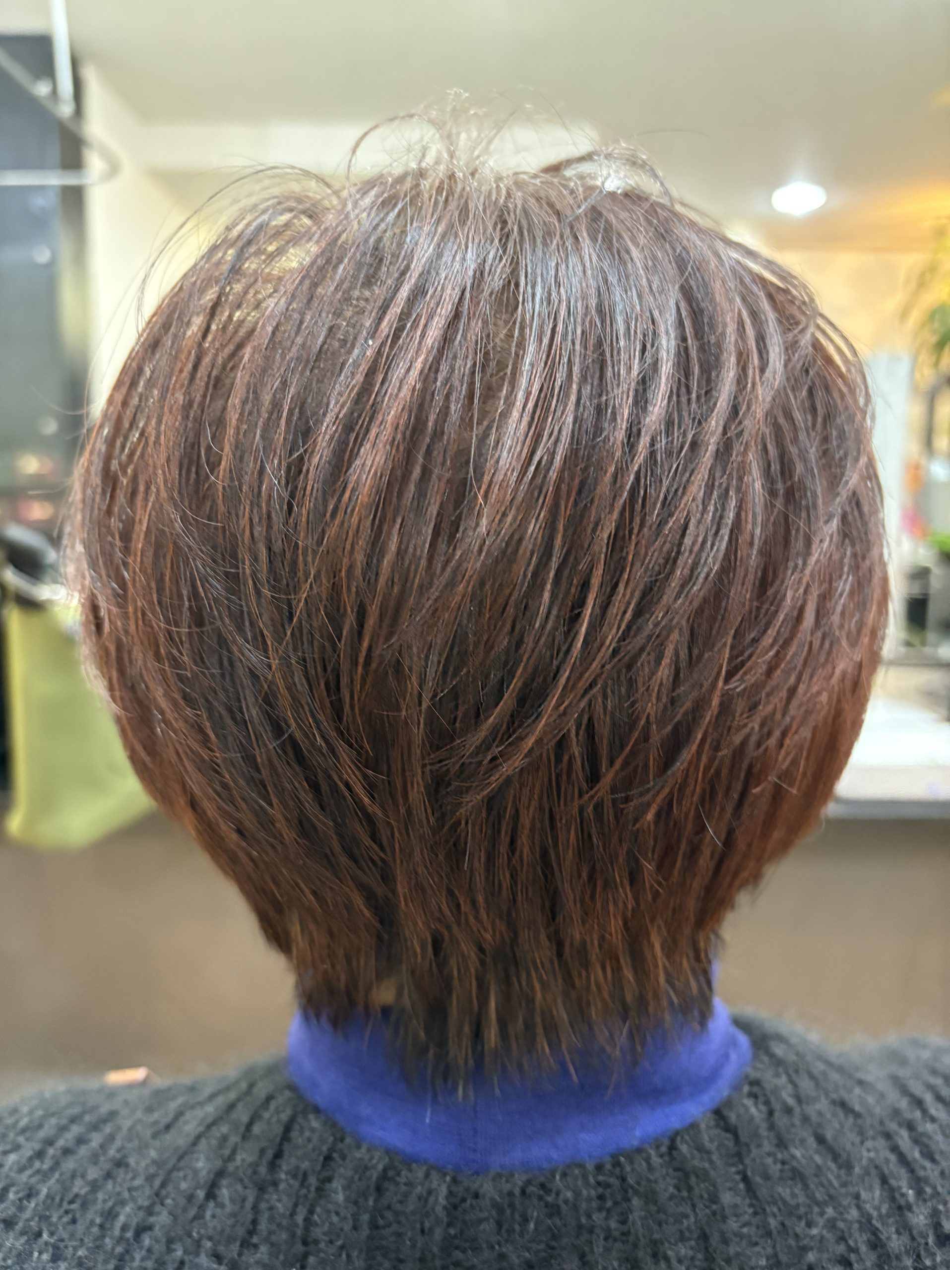 骨格修正くせ毛カット＆美らヘナ＋美ら藍😊